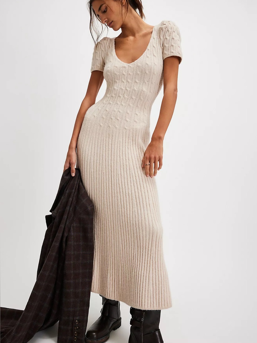 Free People Madsen Midi Dress